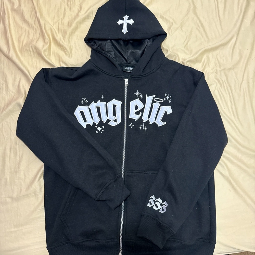 “Angelic Motion” Zip-Up Hoodie